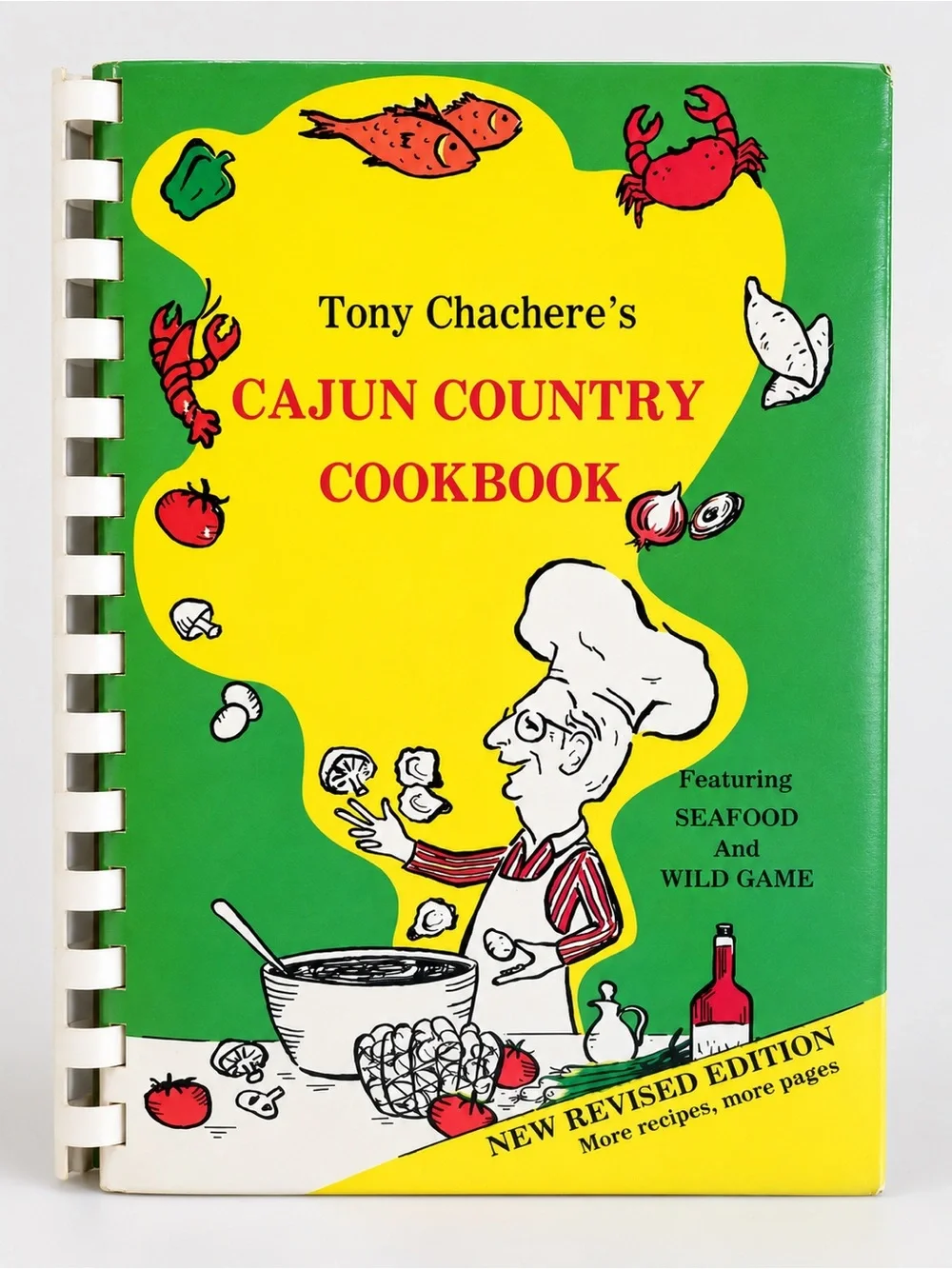 Vintage 1972 Tony Chachere’s Cajun Country Cookbook Revised Edition Louisiana